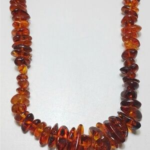 Amber Beaded Necklace